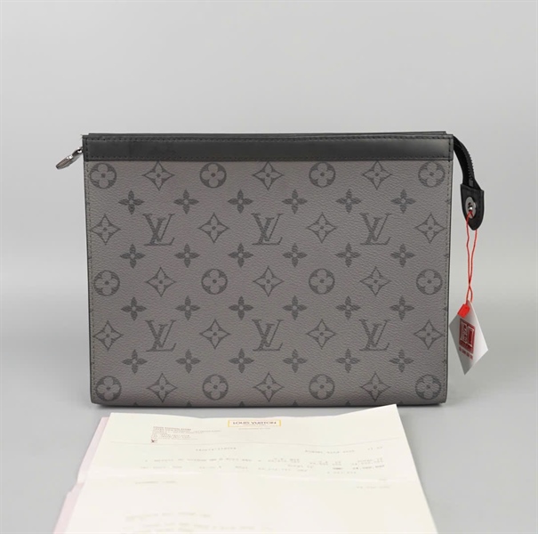 Túi LV Clutch hoa xám (FN2290) sz26 (BQ) KG+