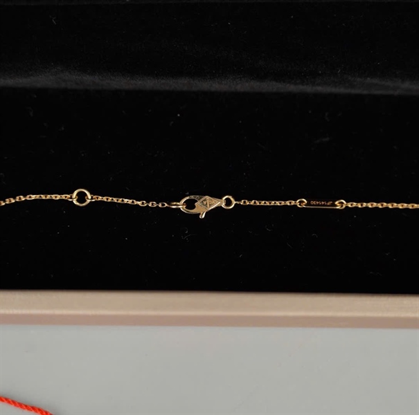 Dây chuyền Van Cleef trắng KG+