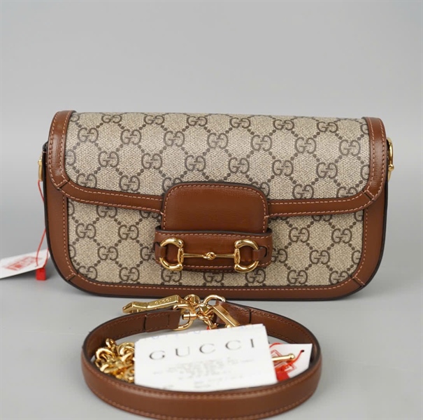 Túi GG 1955 xám 2 strap (735178520981) sz23 (BQ) KG+