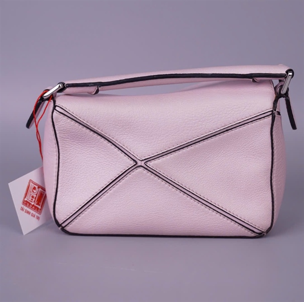 Túi Loewe hồng tím sz17 (BQ) KG+