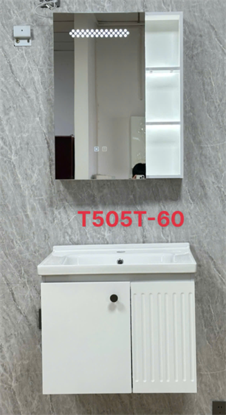 Tủ chậu lavabo nhựa PVC cao cấp GN TC505-60T