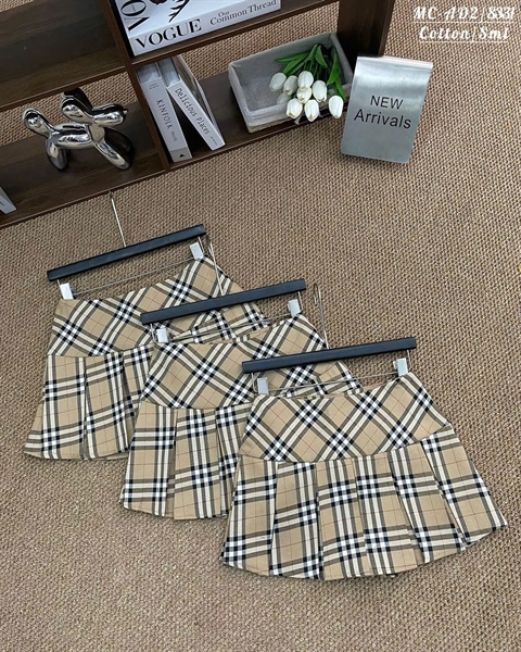 Chân váy caro ngắn 8331