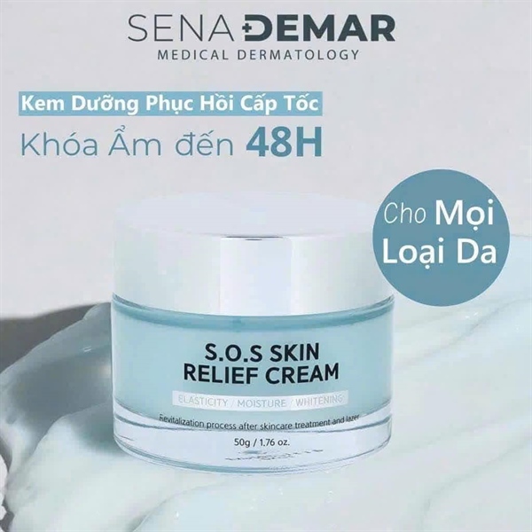 (VAT) Kem dưỡng phục hồi SOS Senademar