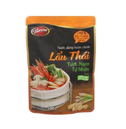 Barona nước dùng lẩu thái 180g - Thai hotpot