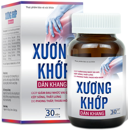 Xương khớp Dân Khang (Lọ 30 viên) - Hoàng Liên