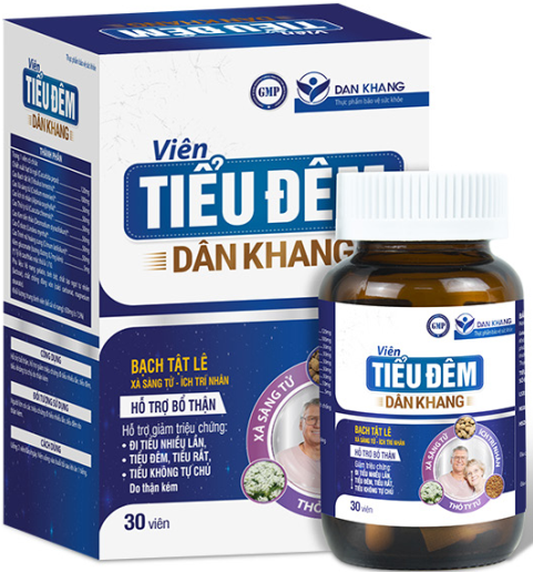 Viên tiểu đêm Dân Khang (Lọ 30 viên) - Dân Khang