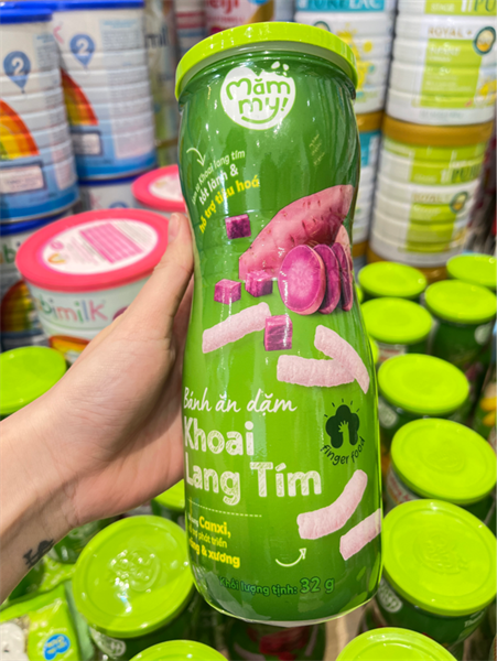 Bánh Mămmy hủ vị khoai lang tím 32g 6m+