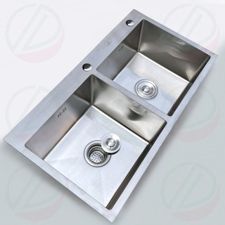 Chậu chén Kazta C10050 2 hộc cân (I)