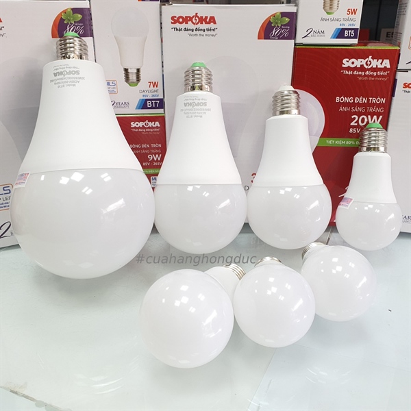 Bóng đèn LED tròn 3W BT3