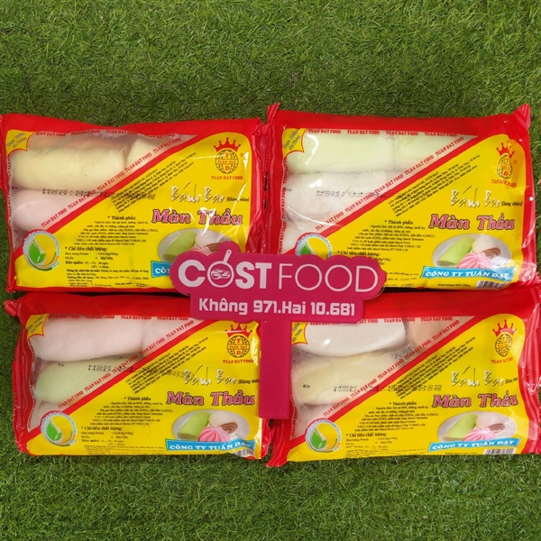Bánh bao màn thầu Tuấn Đạt 500g