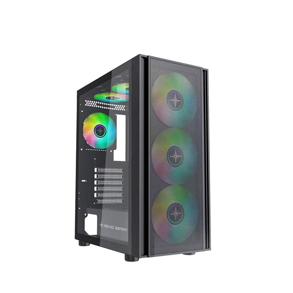 Vỏ Case KENOO ESPORT EM700 (E-ATX/Mid Tower/3 Fan/Đen) DUAL XEON X99 F8D PLUS