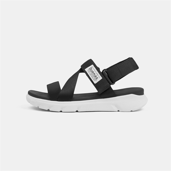 Sandal BUENAS ALPHA 2828 - Đen Trắng