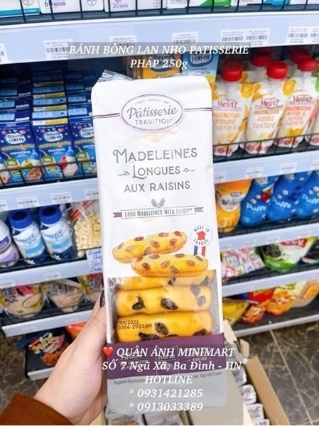 Bánh bông lan nho patisserie