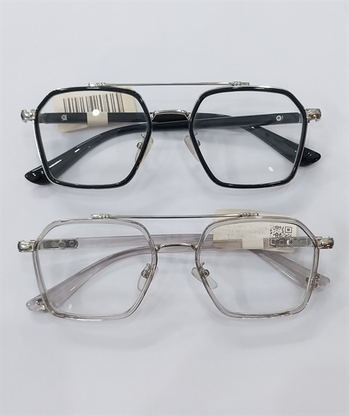 Kính thời trang Nhựa mix Kim loại 2 cầu TR029