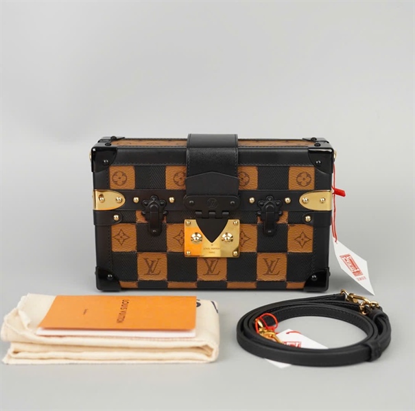 Túi LV trunk ô vuông nâu - đen sz20 (BMC)+