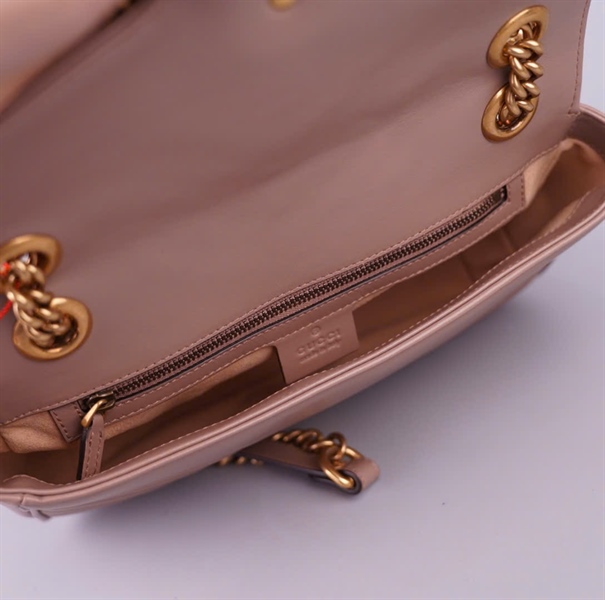Túi GG Marmont màu nude (443497585795) sz25 (BMC)+