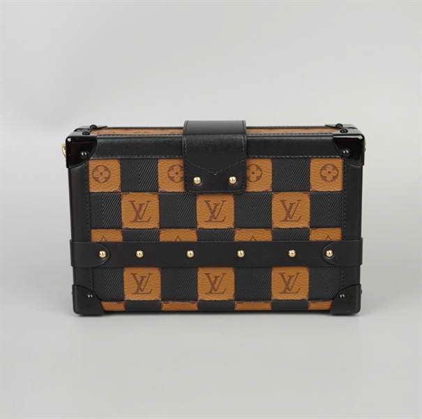 Túi LV trunk ô vuông nâu - đen sz20 (BMC)+