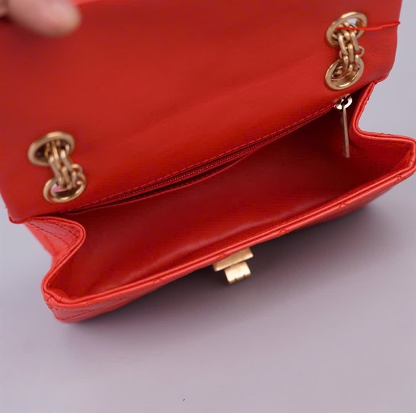 Túi Chanel Classic màu cam (29060295) sz20 (BMC)+