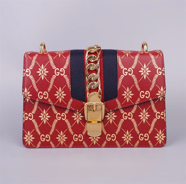 Túi GG Sylvie đỏ (5211054980750) 2strap sz26 (BMC)+