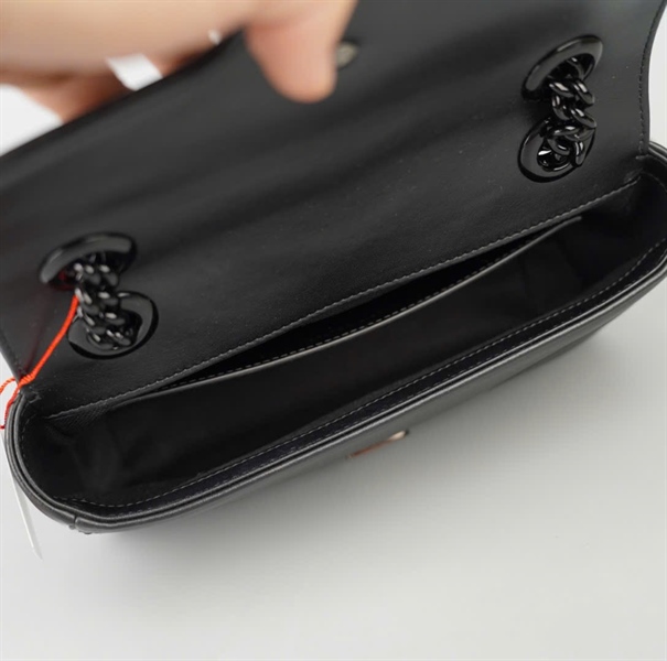 Túi GG Marmont đen (443744213317) sz22 (BMC)+