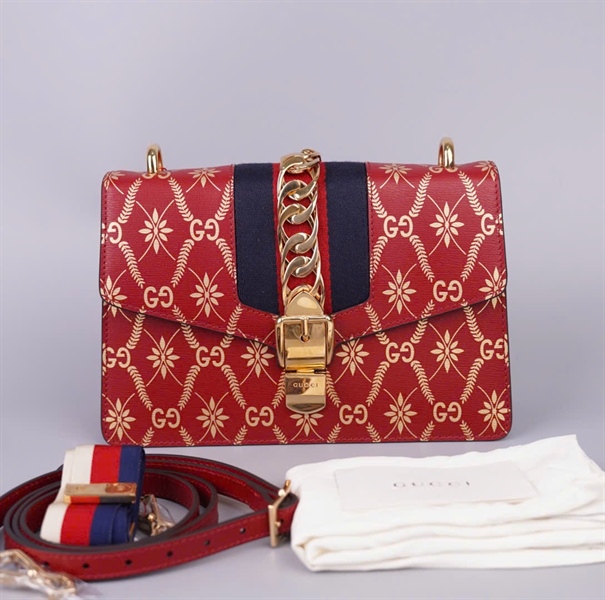 Túi GG Sylvie đỏ (5211054980750) 2strap sz26 (BMC)+