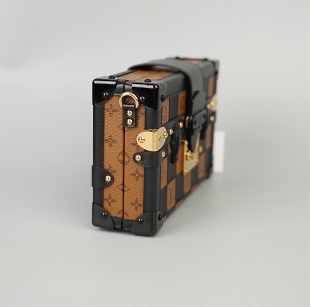 Túi LV trunk ô vuông nâu - đen sz20 (BMC)+