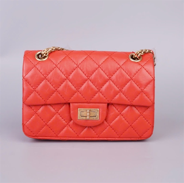 Túi Chanel Classic màu cam (29060295) sz20 (BMC)+