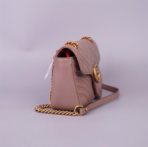Túi GG Marmont màu nude (443497585795) sz25 (BMC)+