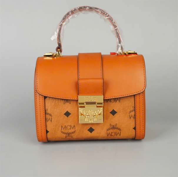 Túi MCM Handle nâu sz18 KG+