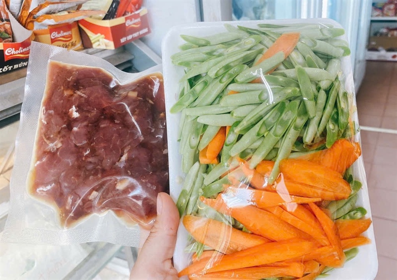 Sét Bò Ướp Xào Cove Sẵn