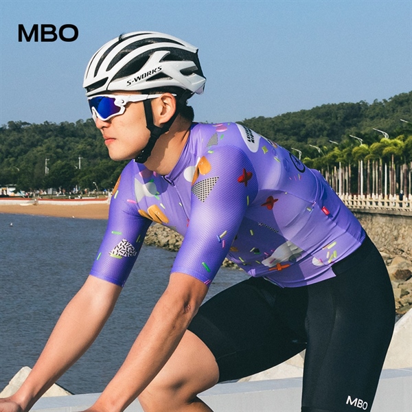 SS058A - Áo Đạp Xe MBO Nam Lilac