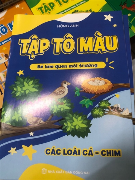 Tập tô màu các loài cá chim