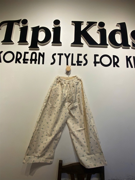 Quần hoa nhí xanh