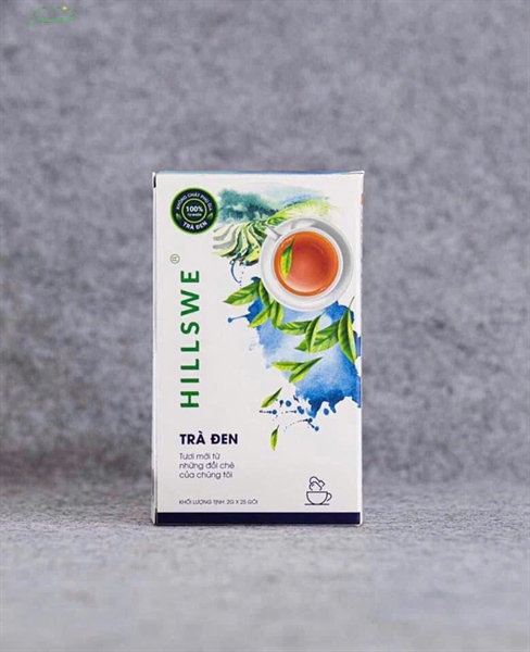 Trà đen gói chữ nhật (25 gói) - HILLSWE