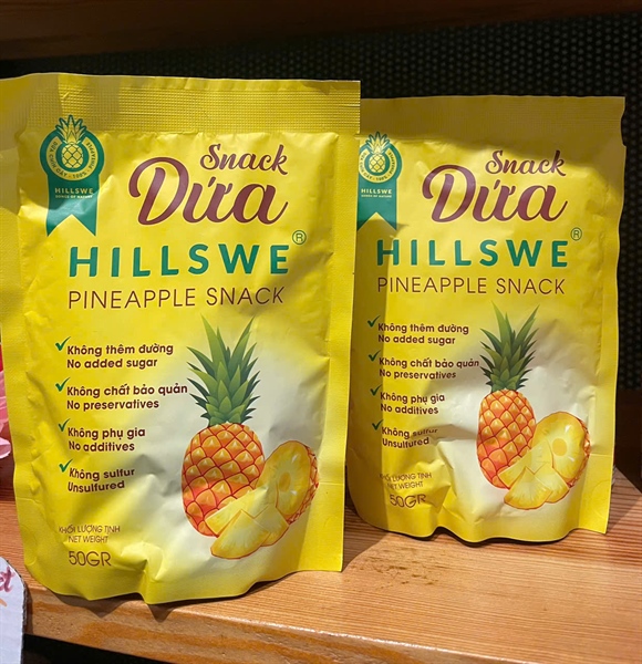 Snack dứa gói 50gr-HILLSWE