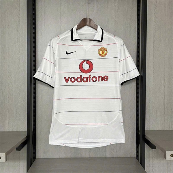 Áo bóng đá retro manchester united năm 2003 vải Cotton Polyester thời trang blockcore