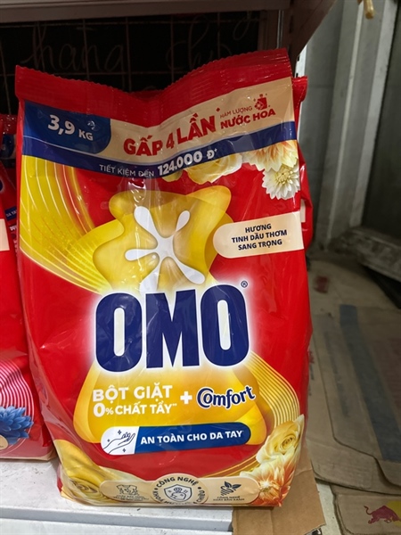 Bột giặt Omo 3.9kg tinh dầu thơm