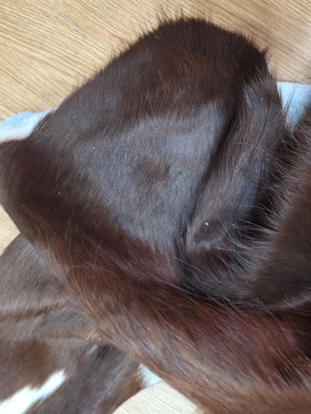 Thảm da lông đen trắng nâu (G4104) +