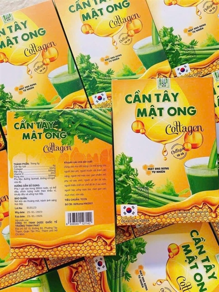 Cần tây mật ong hộp 15 gói