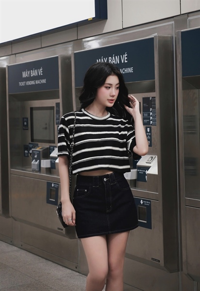 ÁO CROPTOP SỌC TN
