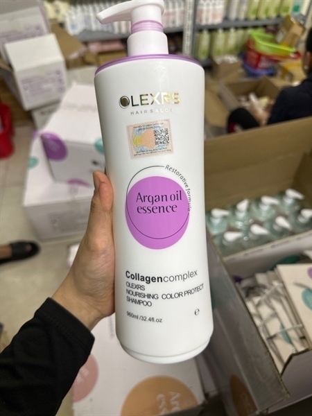DẦU GỘI - XẢ OLEXRS TÍM LẺ 960ML