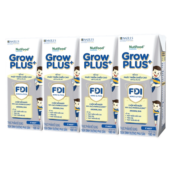 Sữa nước Nuti Bạc 180ml