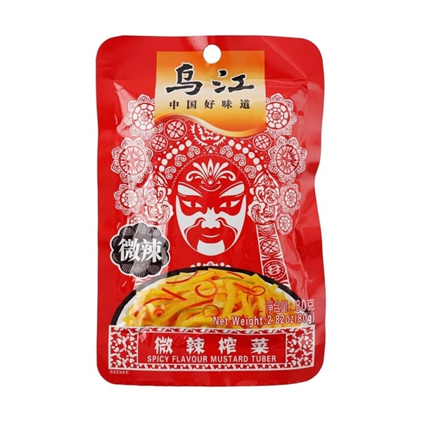 Cải muối wujiang 乌江榨菜袋装清爽 60g