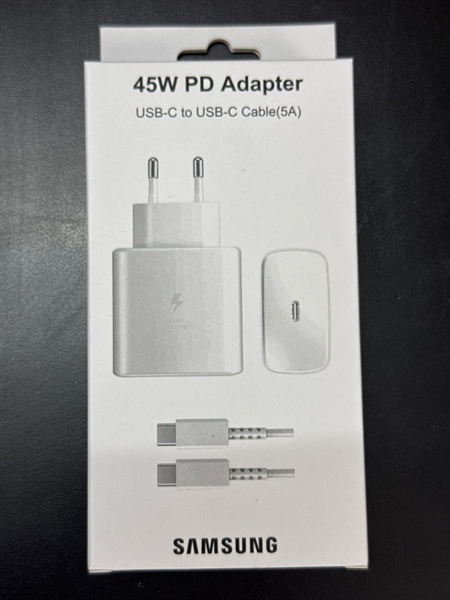 45W PD Adapter USB-C to USB-C Cable