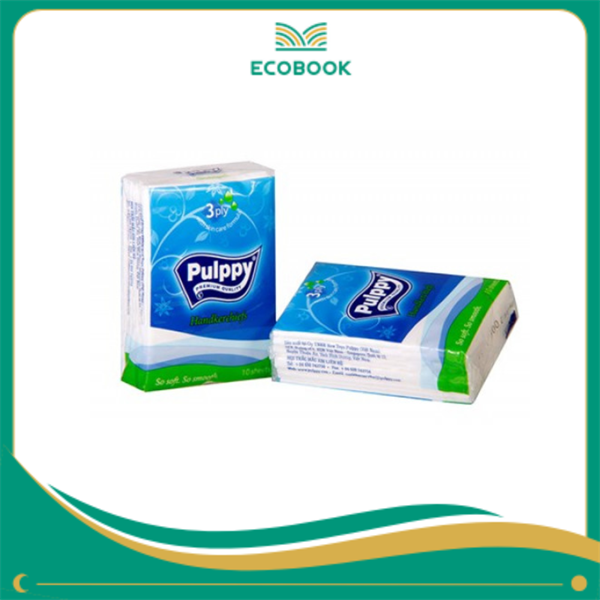Khăn giấy bỏ túi PULPPY xanh
