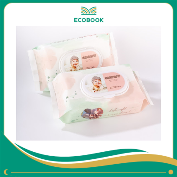 Khăn giấy ướt Baby Snowy 60M