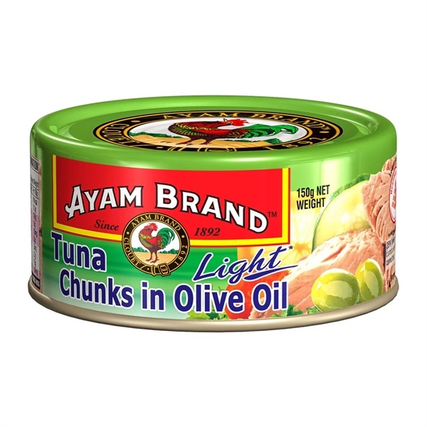 Ca-tuna chunk in olive oil light Ayam brand 150g マグロの油漬け
