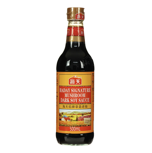 Nước tương đặc hải thiên vị nấm 海天草菇老抽500ml