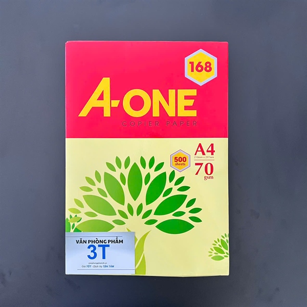 Giấy A4 trắng A-One 70GSM (500 tờ/ Ream)