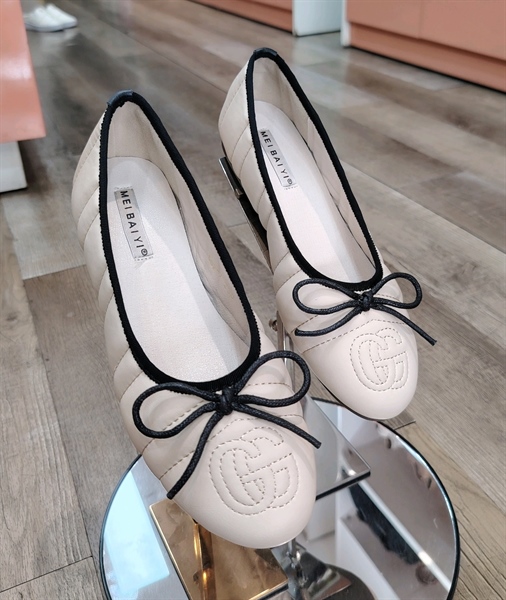 BÚP BÊ NƠ VIỀN/SZ36/TRẮNG